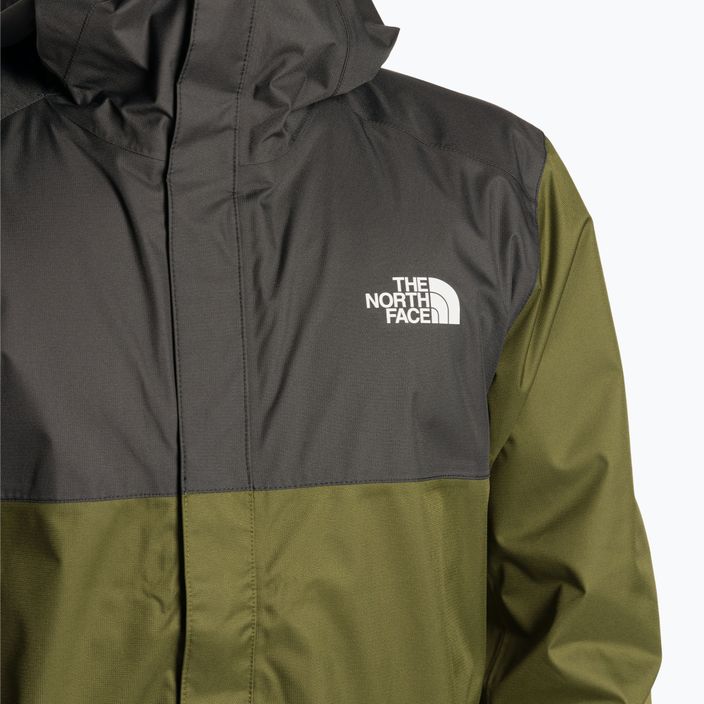 Férfi esőkabát The North Face Quest Zip-In forest olive/asphalt grey 3