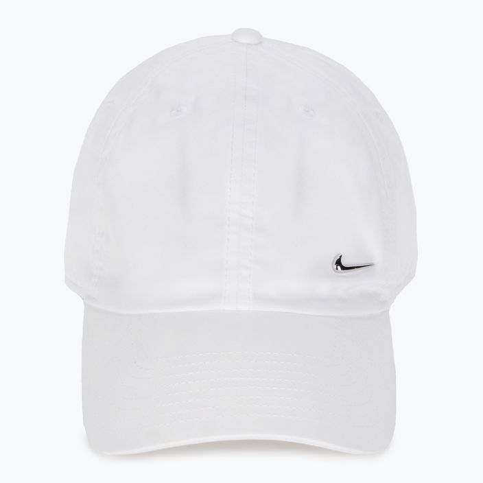 Nike Dri-Fit Club Unstructured fém Swoosh sapka fehér/metál ezüst 2