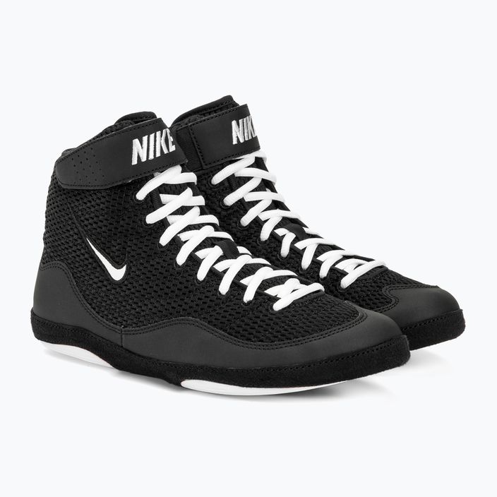 Férfi birkózócipő Nike Inflict 3 fekete/fehér 4