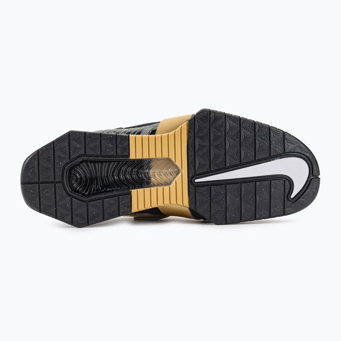 Nike Romaleos 4 fekete/metál arany fehér súlyemelő cipő 5