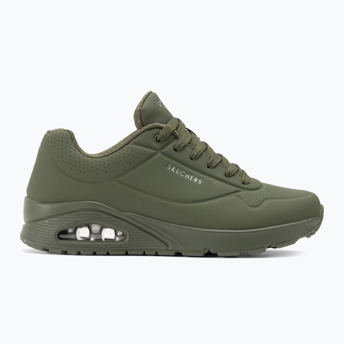 Férfi cipő SKECHERS Uno Stand On Air olive 2
