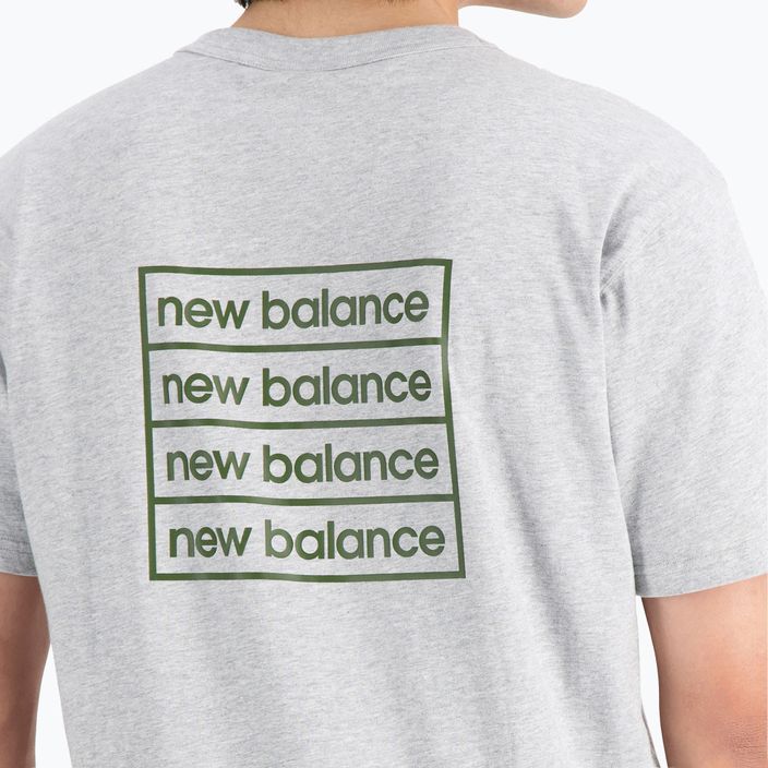 Férfi póló New Balance Essentials Winter athletic grey 3