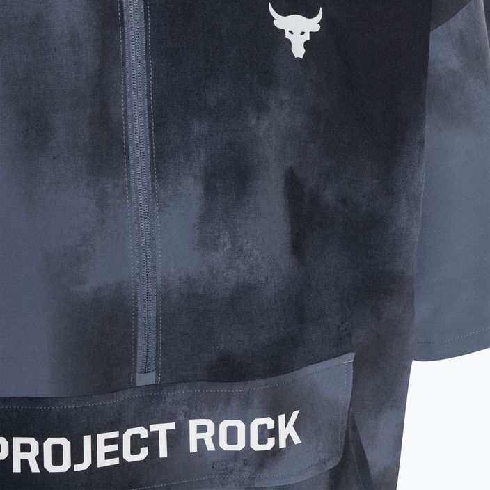 Under Armour Project Rock Warm Up kapucnis downpour szürke/mod szürke férfi edződzseki 3
