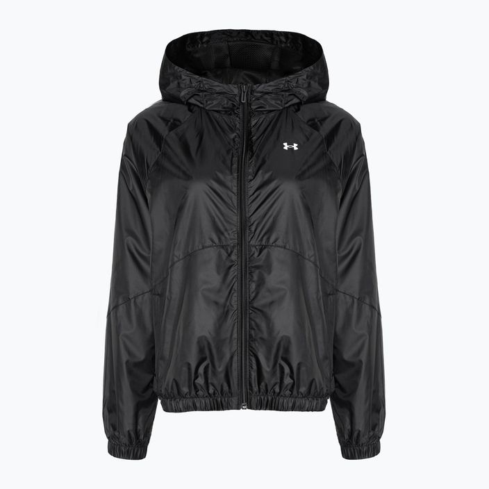 Női Under Armour Sport Windbreaker kabát fekete/fehér 3