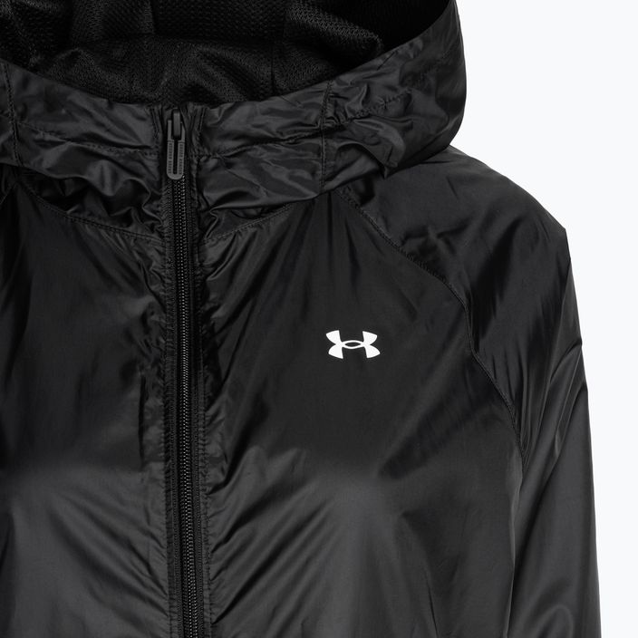 Női Under Armour Sport Windbreaker kabát fekete/fehér 5