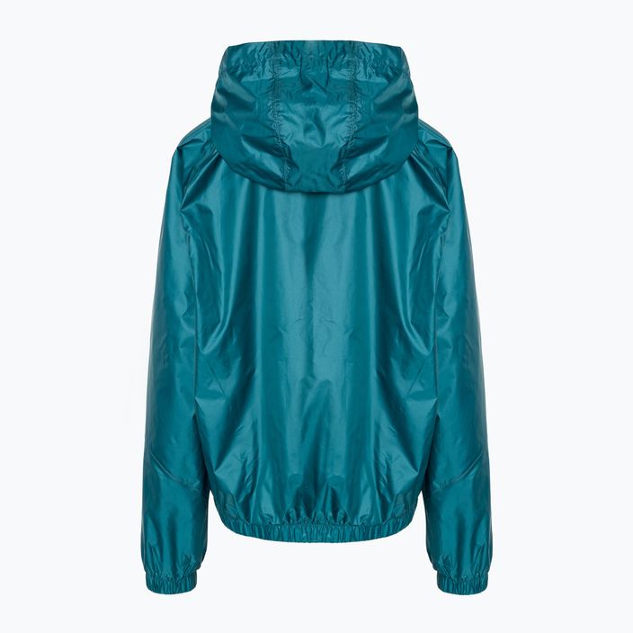 Női Under Armour Sport Windbreaker hydro teal/fehér kabát 4