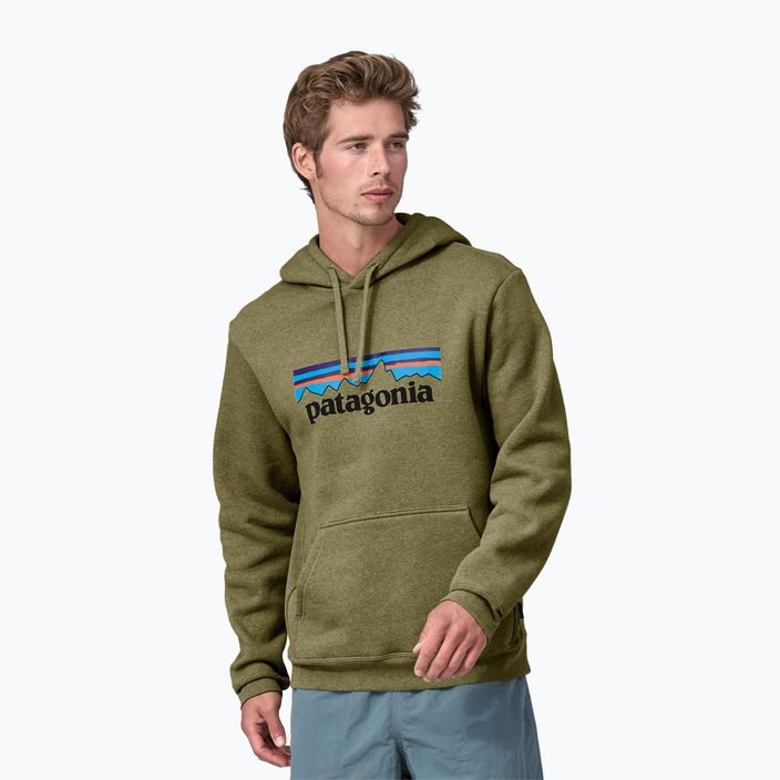 Patagonia P-6 Logo Uprisal buckhorn zöld melegítőfelső