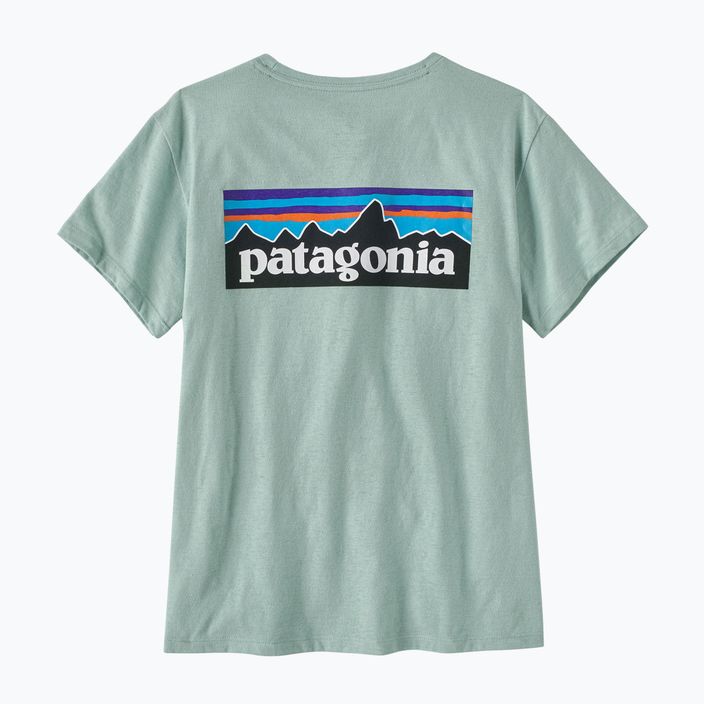 Női trekking póló Patagonia P-6 Logo Responsibili-Tee wispy green 4