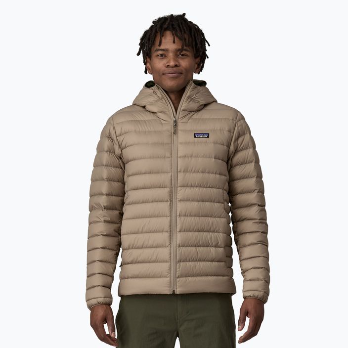 Férfi Patagonia Down Sweater Hoody seabird szürke