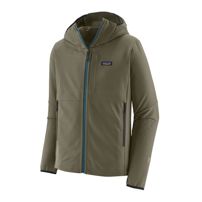 Patagonia férfi R1 TechFace Hoody basin zöld melegítőfelső 2