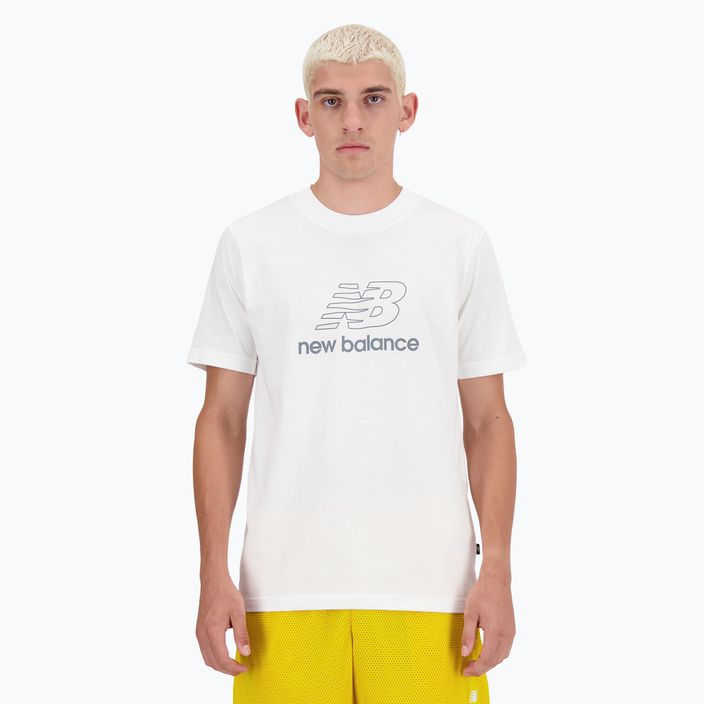 Férfi New Balance Graphic V Flying póló fehér