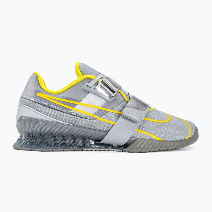 Nike Romaleos 4 súlyemelő cipő farkas szürke/világítás/blk met ezüst 2