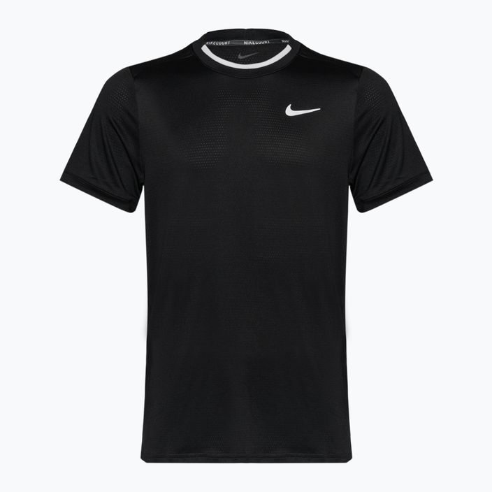 Férfi Nike Court Dri-Fit Advantage teniszpóló fekete/fehér