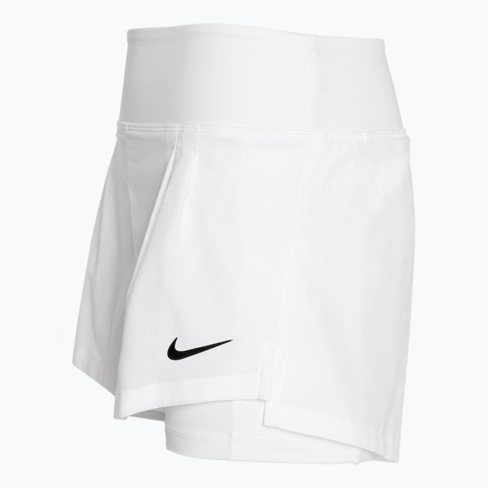 Nike Court Dri-Fit Advantage női tenisznadrág fehér/fehér/fekete 3