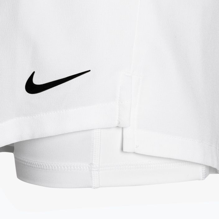 Nike Court Dri-Fit Advantage női tenisznadrág fehér/fehér/fekete 4