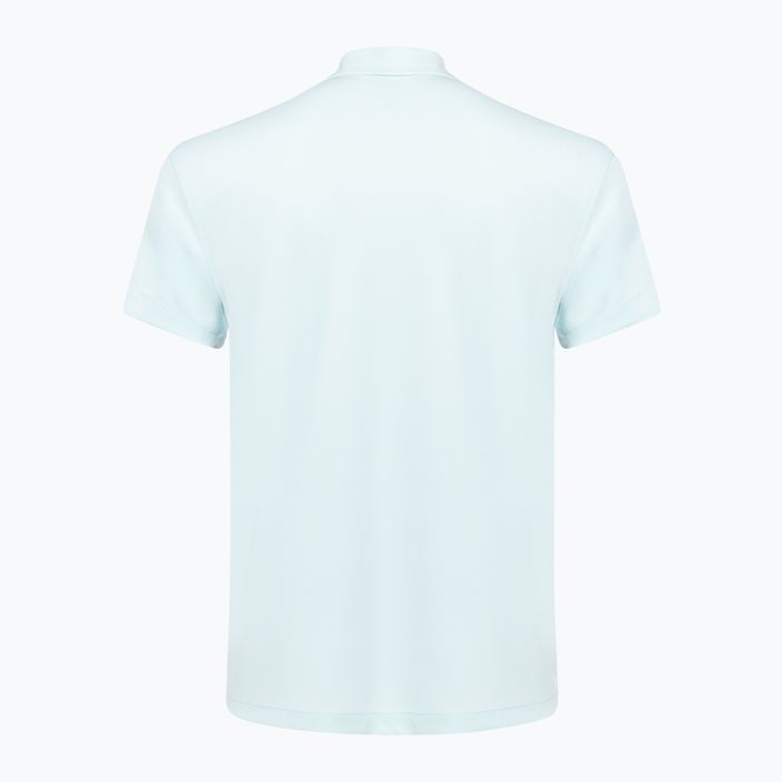 Férfi Nike Court Dri-Fit pólóing Egyszínű gleccserkék/fekete 2