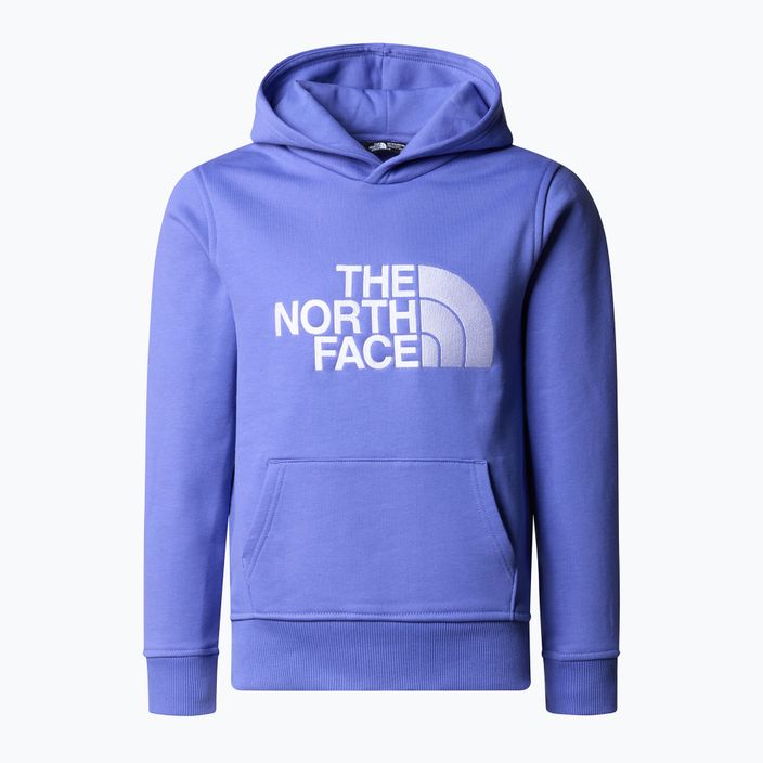 Gyermek pulóver The North Face Drew Peak Light Hoodie dopamin kék