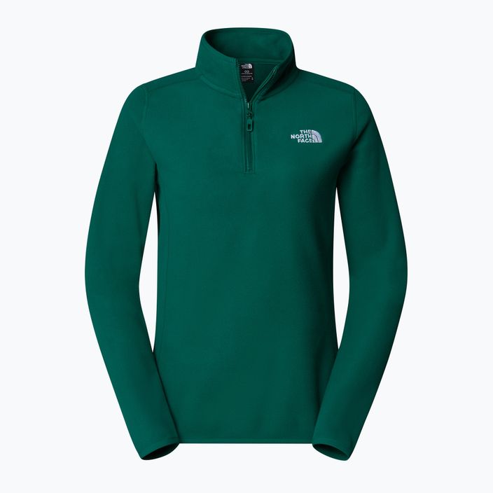 The North Face női 100 Glacier 1/4 Zip örökzöld melegítőfelső