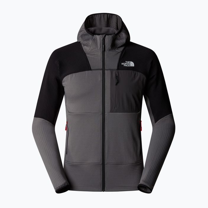 The North Face férfi Stormgap Powergrid füstölt gyöngyház/ fekete pulóver 5