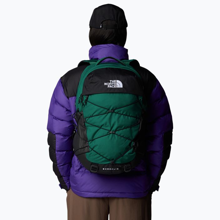 The North Face Borealis 28 l örökzöld/fekete túra hátizsák 7