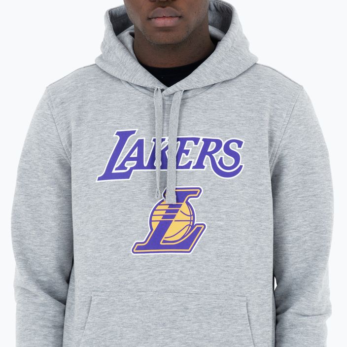 Férfi New Era NBA Regular Hoody Los Angeles Lakers gray med melegítőfelső 4