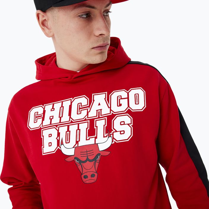 Férfi New Era NBA NBA Large Graphic OS Hoody Chicago Bulls pulóver piros 4