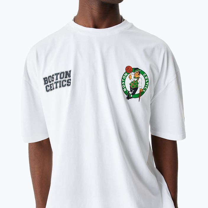 férfi póló New Era NBA Large Graphic BP OS Tee Boston Celtics white 4