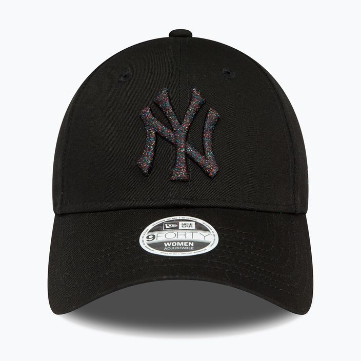 Női New Era Metallic Logo 9Forty New York Yankees baseball sapka fekete 2