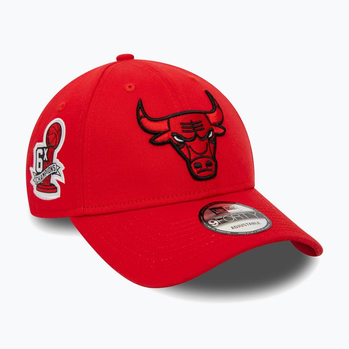 Férfi New Era Side Patch 9Forty Chicago Bulls baseball sapka piros 3