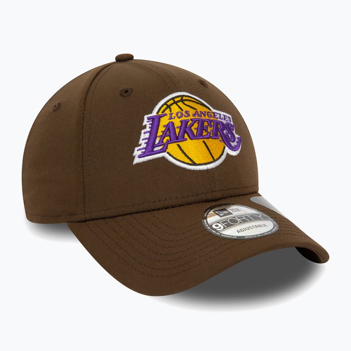 Férfi New Era Repreve 9Forty Los Angeles Lakers baseball sapka sötétbarna 3