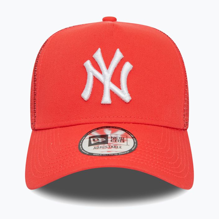 Férfi New Era League Essential Trucker New York Yankees világos piros baseball sapka 2