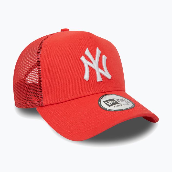 Férfi New Era League Essential Trucker New York Yankees világos piros baseball sapka 3