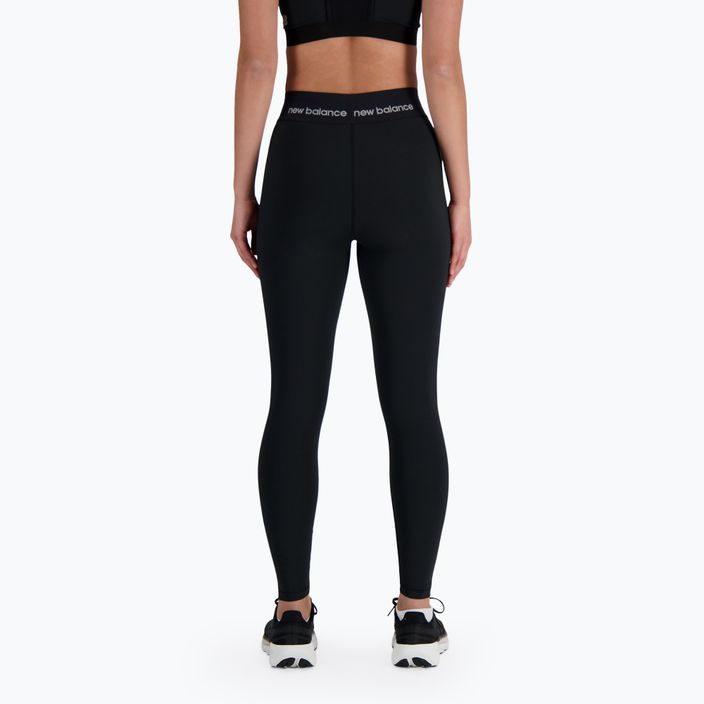 Női leggings New Balance Sleek High Rise 25 hüvelyk fekete 2