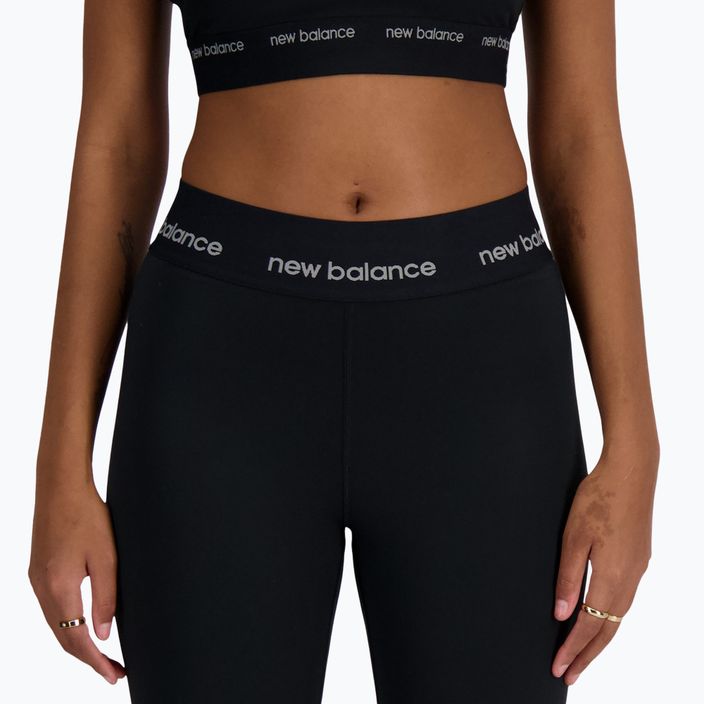 Női leggings New Balance Sleek High Rise 25 hüvelyk fekete 6