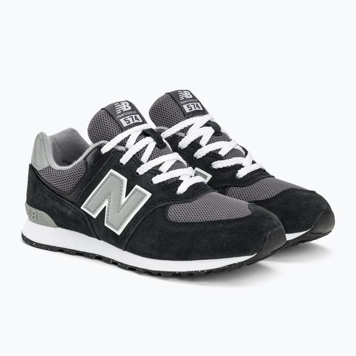 New Balance GC574 fekete NBGC574TWE gyermek cipő 4