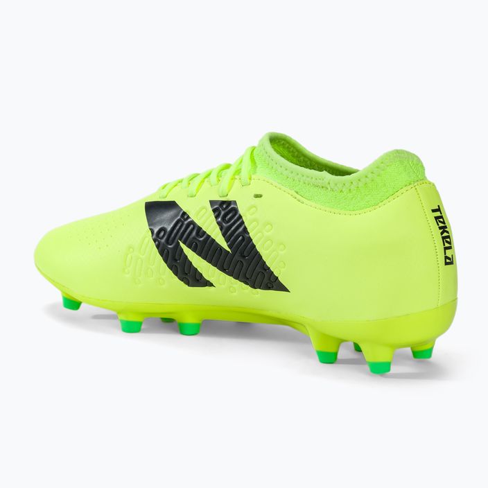 Férfi focicipő New Balance Tekela Magique FG V4+ bleached lime glo 3