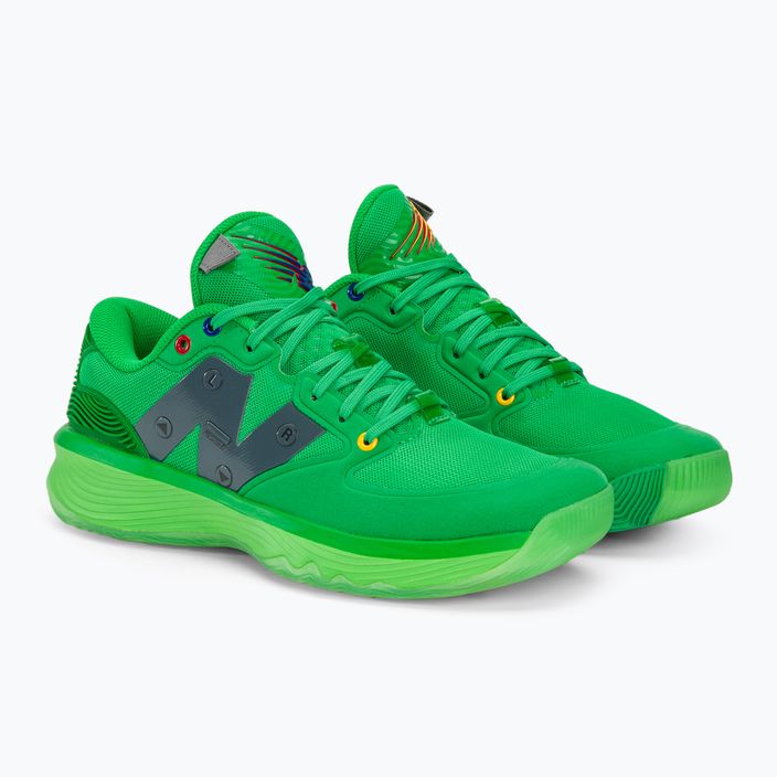 New Balance Hesi Alacsony kosárlabda cipő sárga zöld 4