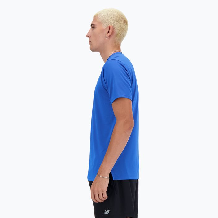 Férfi New Balance Run kék oázis póló 2