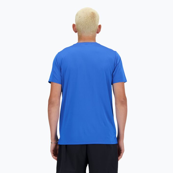 Férfi New Balance Run kék oázis póló 3