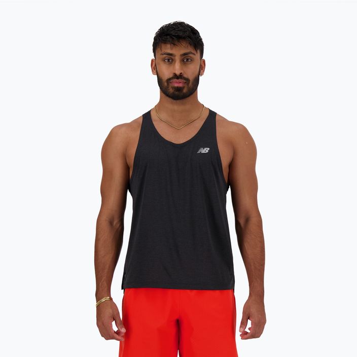 Férfi tank top New Balance Singletics fekete