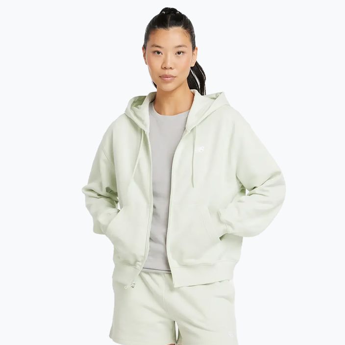 Női New Balance French Terry Full Zip melegítőfelső természetes menta