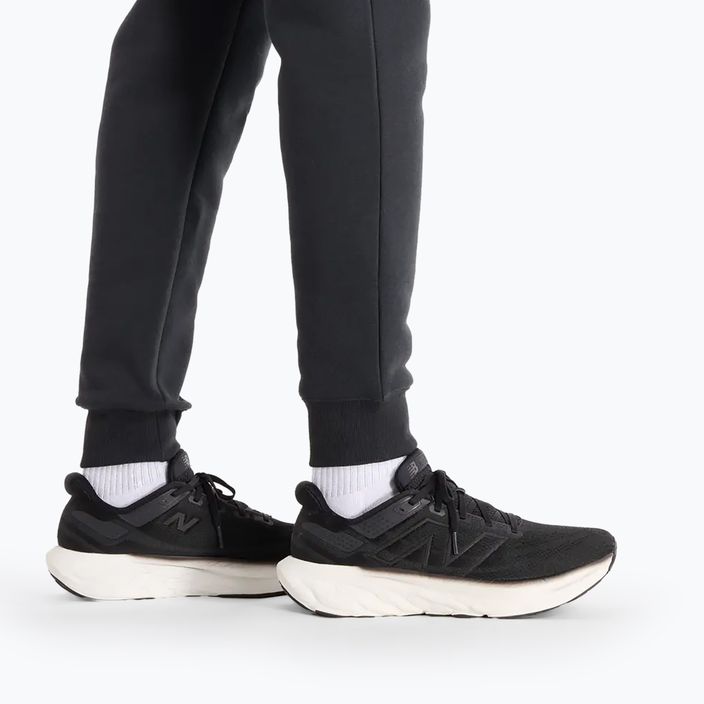 Férfi New Balance Fleece jogger nadrág fekete 6