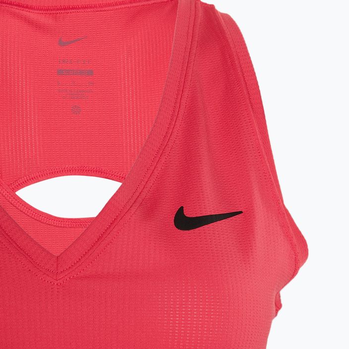 Női tenisz felső Nike Court Dri-Fit Victory Tank aszter rózsaszín/fekete 3