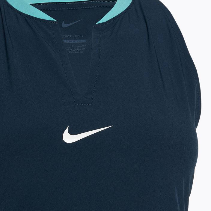 Nike Dri-Fit Advantage teniszruha narancssárga/fehér 3