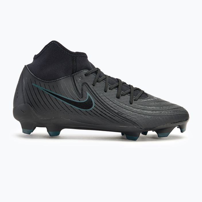 Nike Phantom Luna II Academy FG/MG futballcipő fekete/mély dzsungel/fekete 2