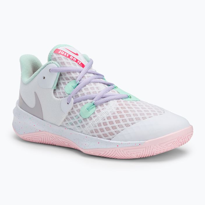 Nike Zoom Hyperspeed Court SE röplabdacipő fehér/menta hab/szürke/lila köd/rózsaszín hab