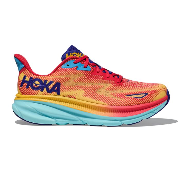 Férfi futócipő HOKA Clifton 9 cerise/cloudless 2