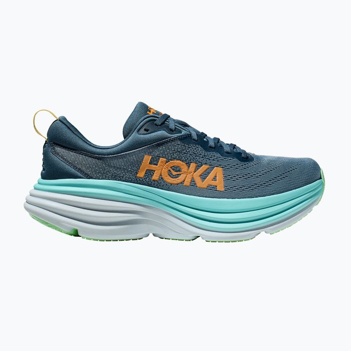 Férfi futócipő HOKA Bondi 8 Wide igazi teal/shadow 2