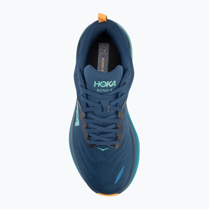 Férfi HOKA Bondi 8 midnight/shoreline futócipő 5