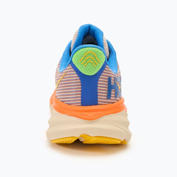 HOKA Clifton 9 ultramarine/electric tangerine gyermek futócipő 6